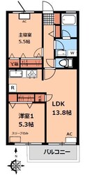 栗山ヴィレッジ七番館の物件間取画像